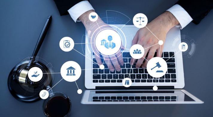 Law firm management software dashboard used by Indian lawyers