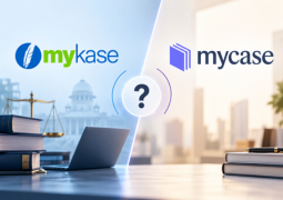 myKase vs MyCase difference showing separate companies India and North America legal practice platforms