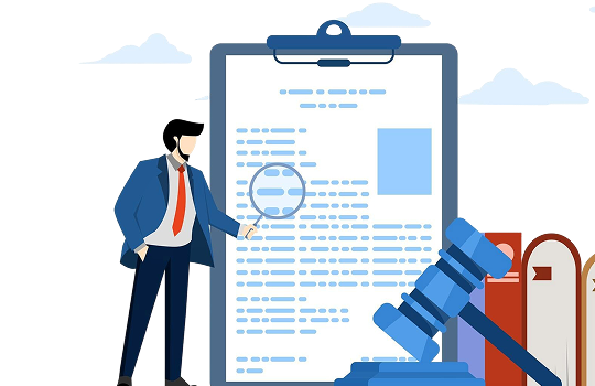 Litigation tracking illustration